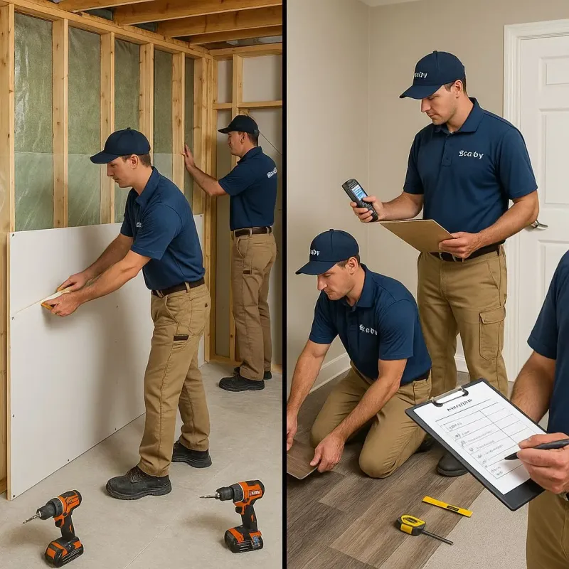 Repairs and Reconstruction process in Reform, AL